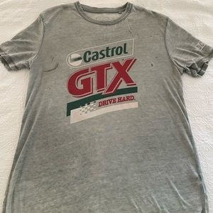 Lucky Brand Venice Burnout Castrol GTX Tshirt